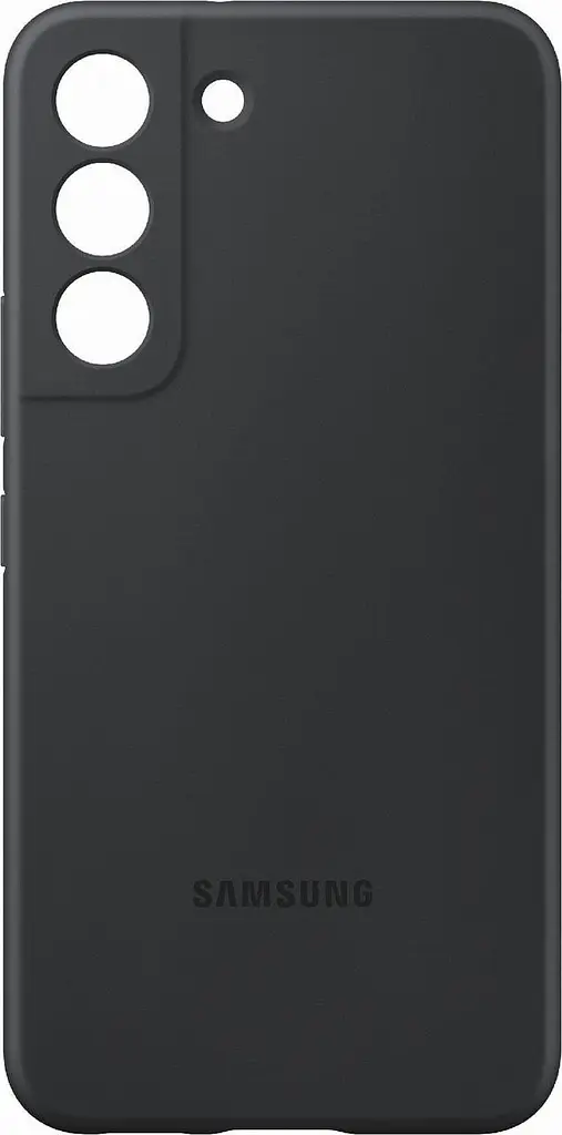 Оригінальний силіконовий чохол Silicone Cover для Samsung Galaxy S22 (S901) EF-PS901TBEGRU Black - фото 2