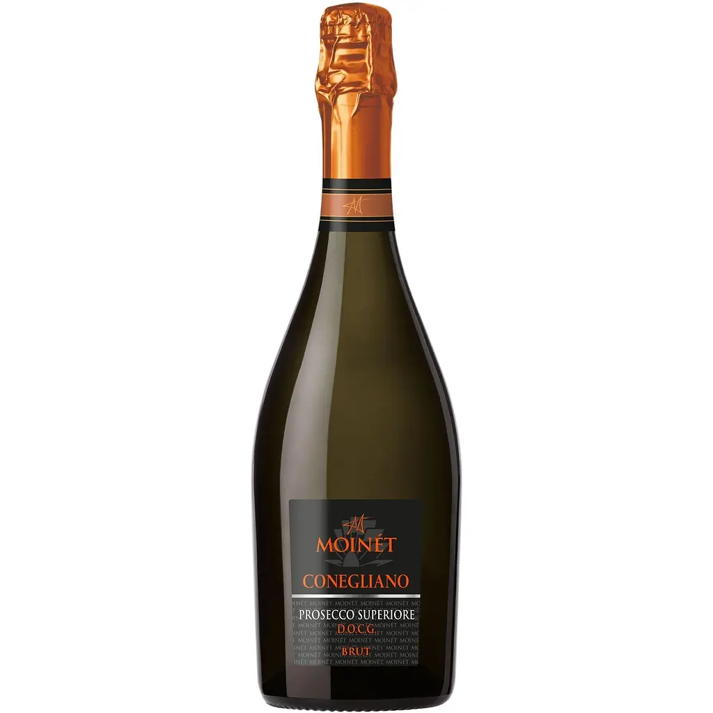 Вино ігристе Moinet Conegliano Prosecco Superiore DOCG біле брют 0.75 л х6 шт. - фото 2