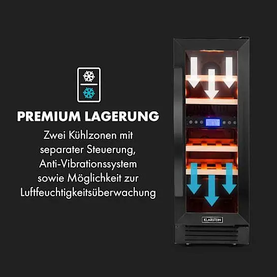 Холодильник винный KLARSTEIN Vinovilla 17(10034154) - фото 2