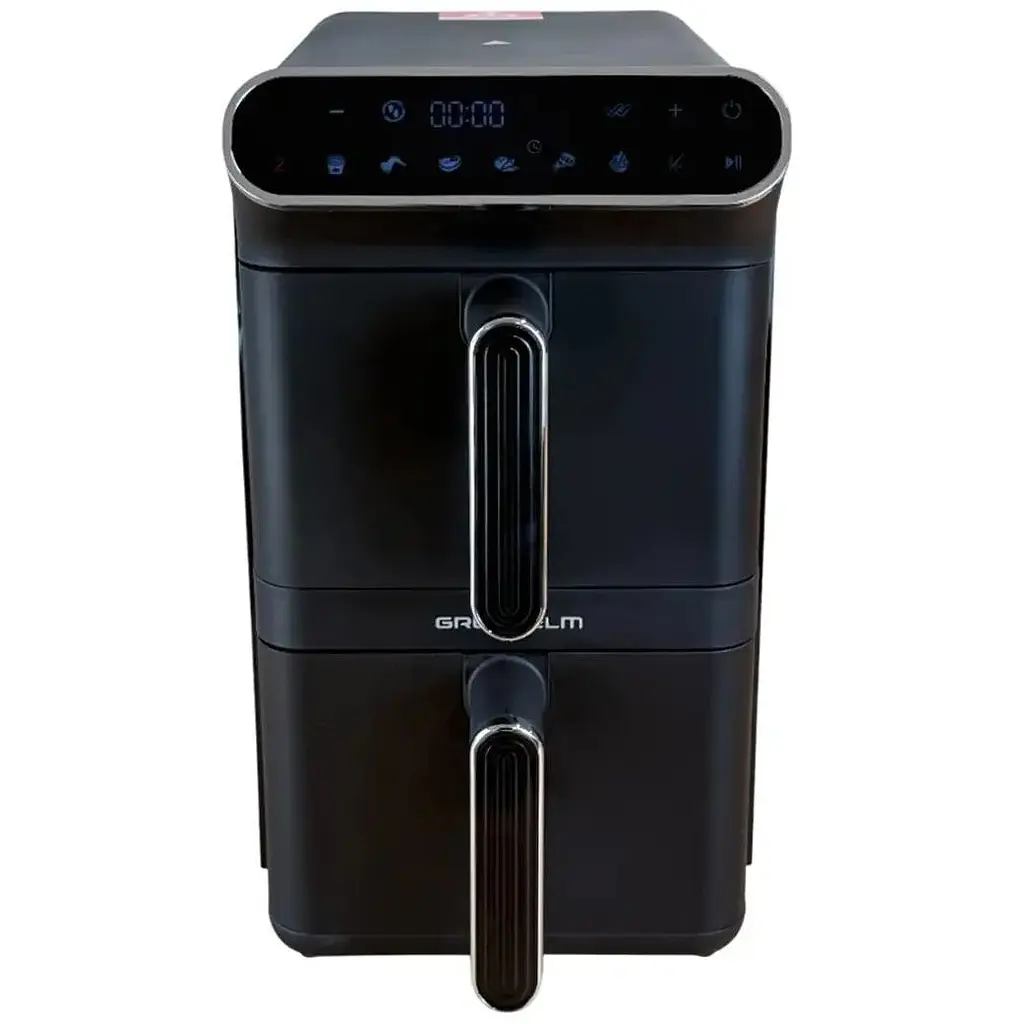 Мультипіч електрична Grunhelm GAF1100D 1500 Вт 11 л чорна (147285) - фото 3