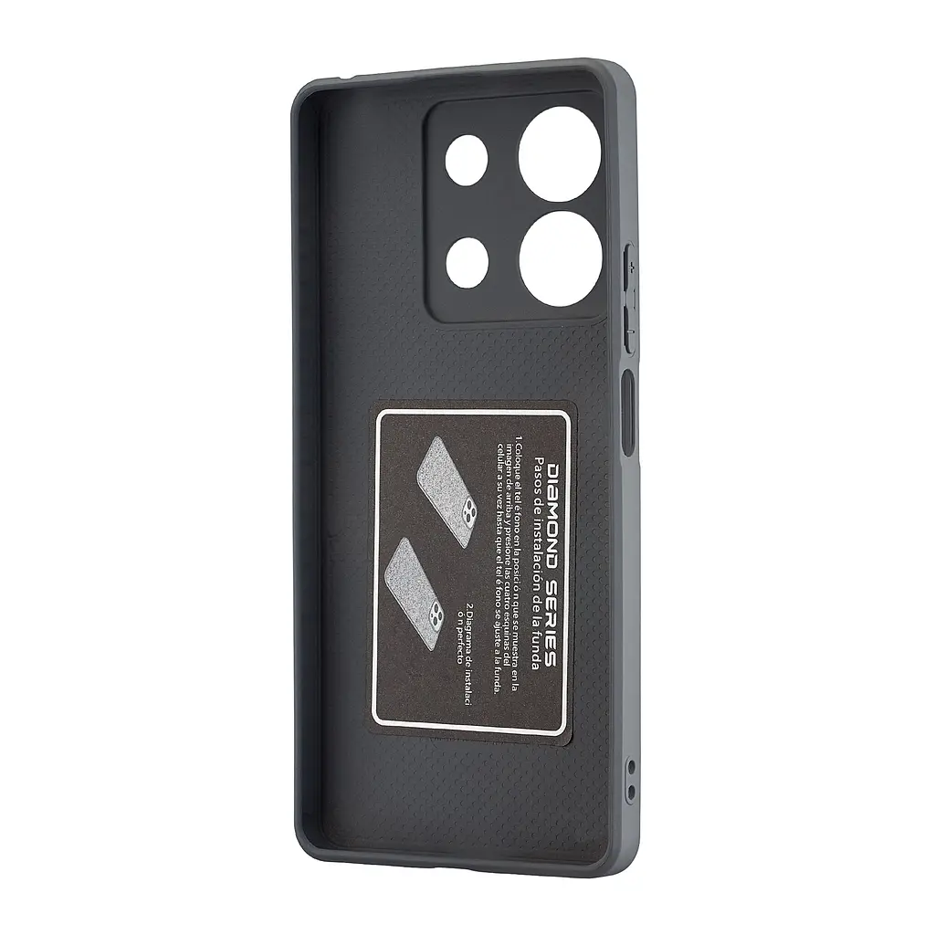 Чохол Star Diamond Xiaomi Redmi Note 13 5G Silver Black - фото 3