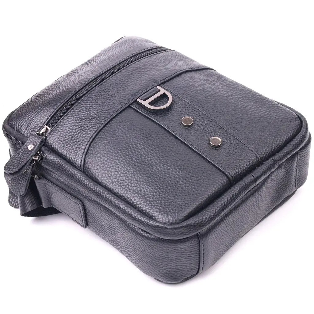 Кожаная сумка мужская Vintage 19х22х6 см sum0022414 - фото 3