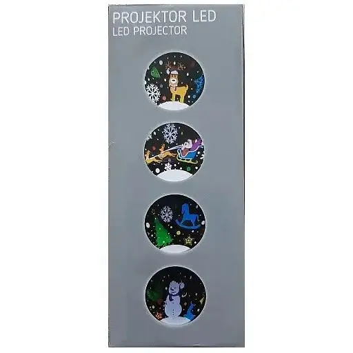 LED проектор Jumi Новогодняя сцена IP44 разноцветный (5900410395282) - фото 4