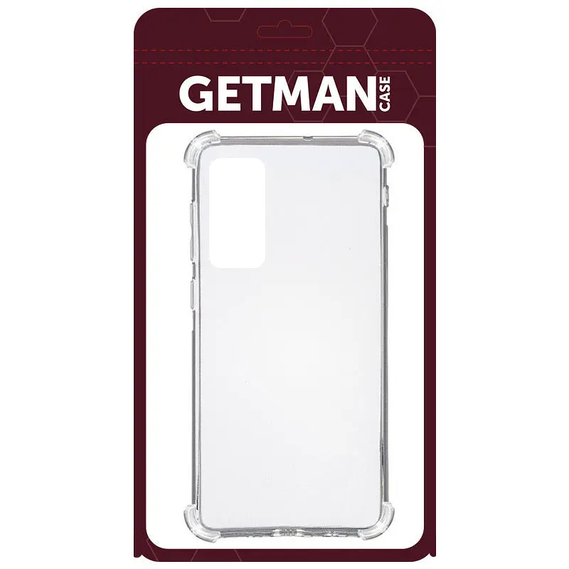 TPU чохол GETMAN Ease logo посилені кути для Samsung Galaxy S20 Безбарвний (прозорий) - фото 2