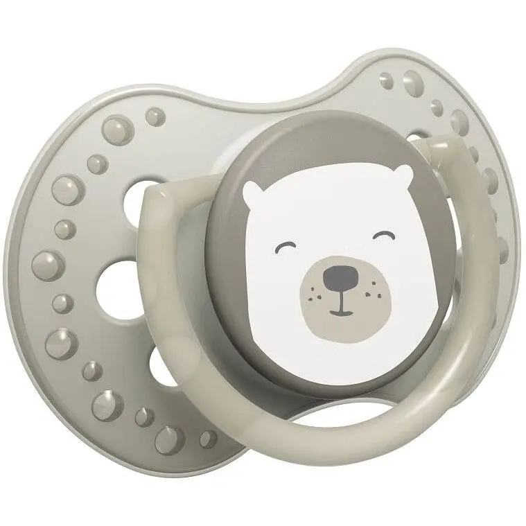 Пустышка силиконовая динамическая LOVI Buddy bear 0-6 месяцев 2 шт. (22/863_new) - фото 3