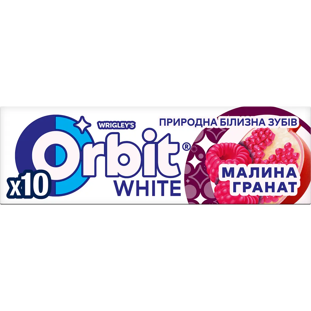 Резинка жевательная Orbit White Малина-гранат 14 г (939548) - фото 2