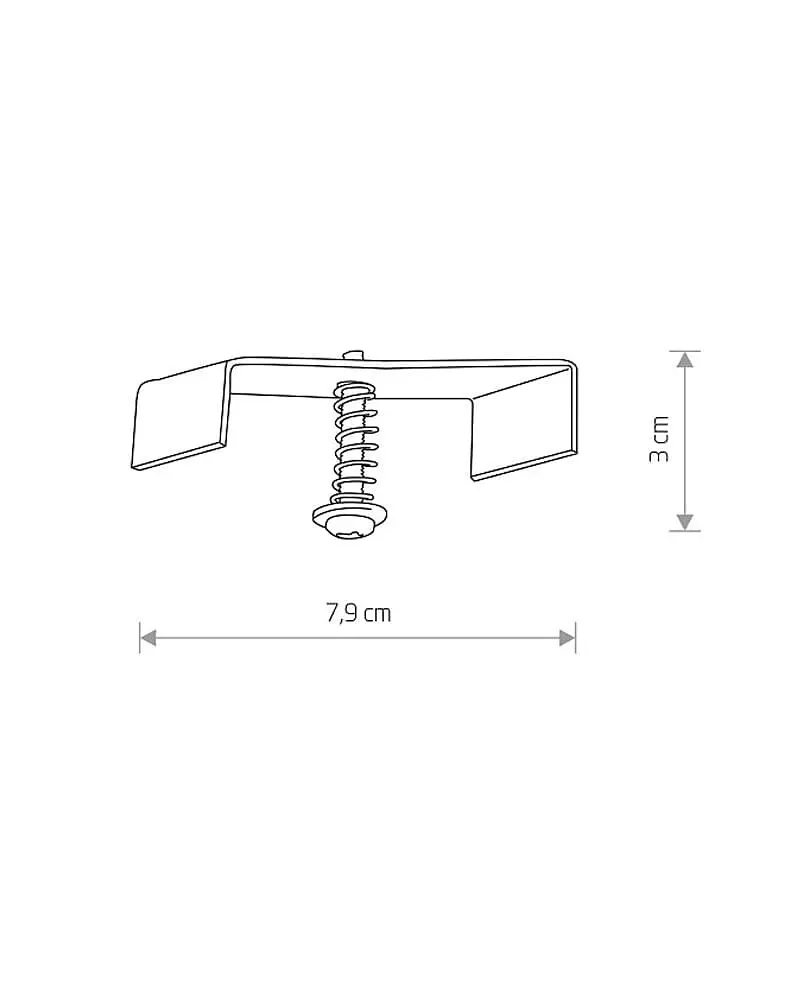 Кріплення Nowodvorski 8805 Profile Recessed Fixing Set IP20 - фото 2