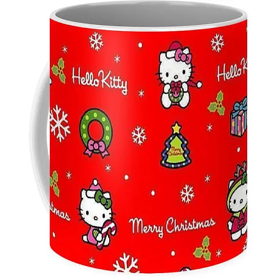 Кухоль GeekLand Хелло Кітті Hello Kitty Merry Christmas HK.02.02 330 мл білий - фото 2