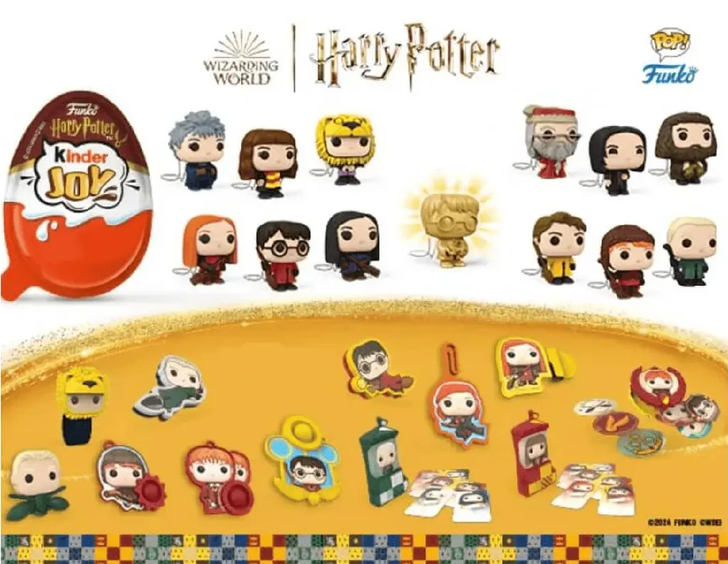 Шоколадні яйця Kinder Joy Funko Harry Potter Quidditch 48шт × 20г - фото 6