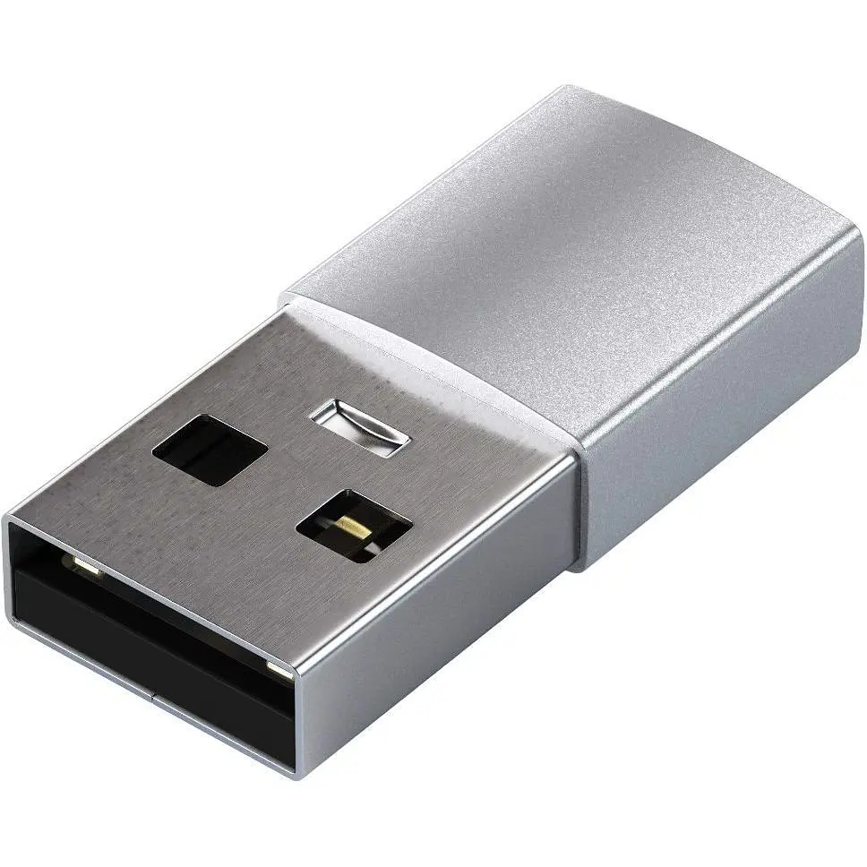 Адаптер Satechi Type-A to Type-C Adapter Silver (ST-TAUCS) - фото 2
