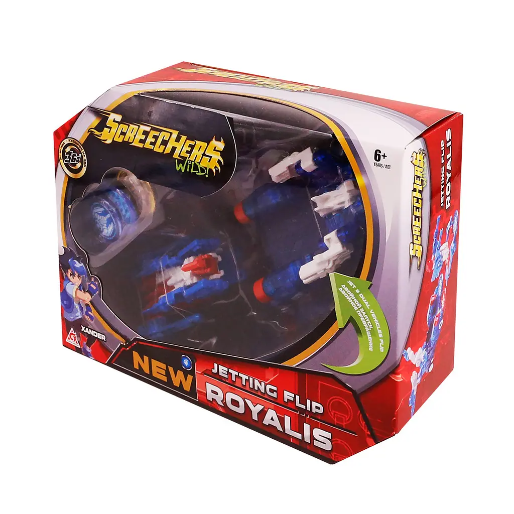 Машинка-трансформер Screechers Wild S2 L2 Роялис (EU684301) - фото 8