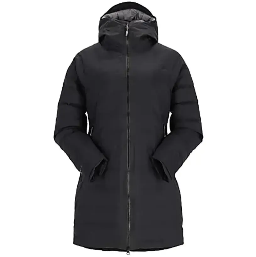 Зимняя куртка-парка женская Rab Valiance Parka Women 10 Черный - фото 8