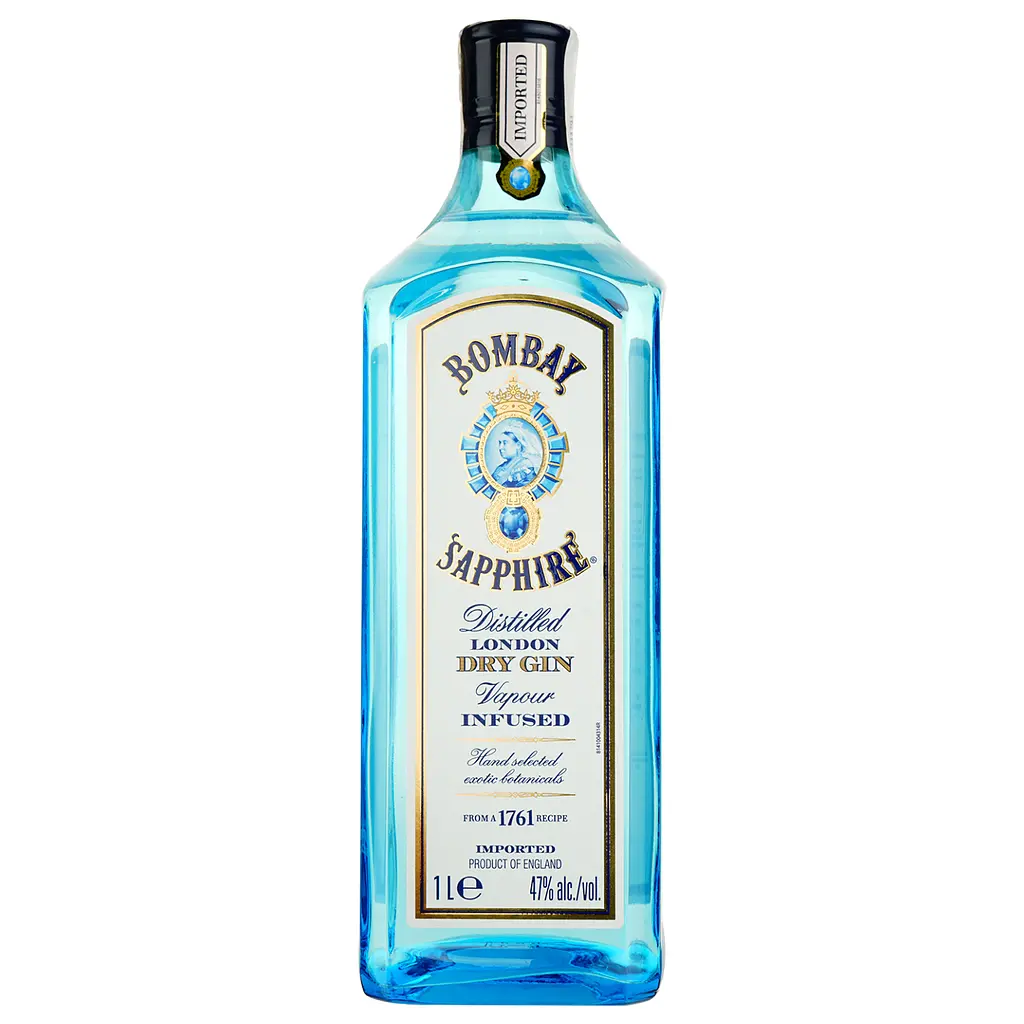 Джин Bombay Sapphire London Dry Gin, 47%, 1 л - фото 9