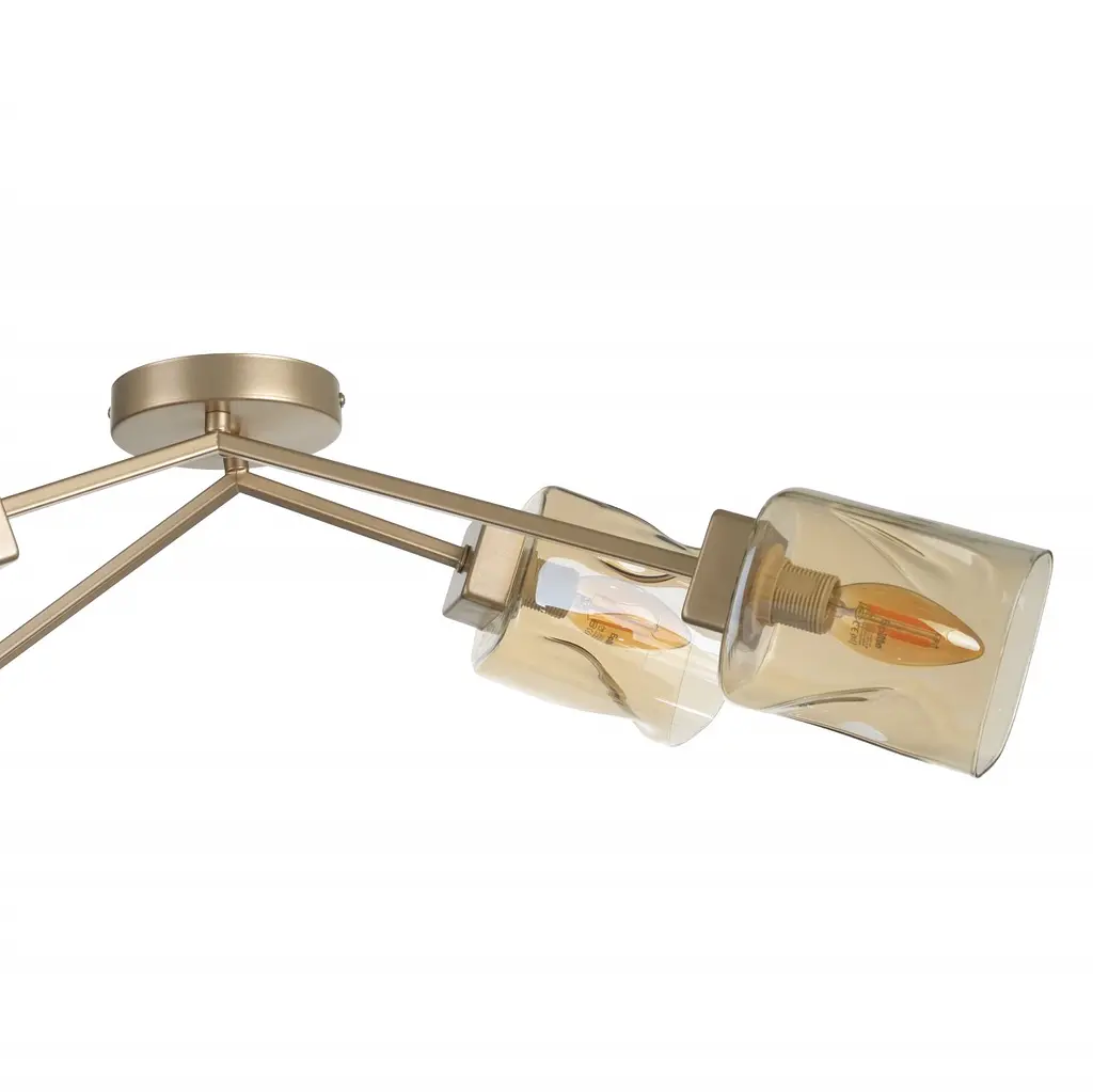 Люстра потолочная Brille в зал E27 60W BK (LK-669C/4) - фото 7