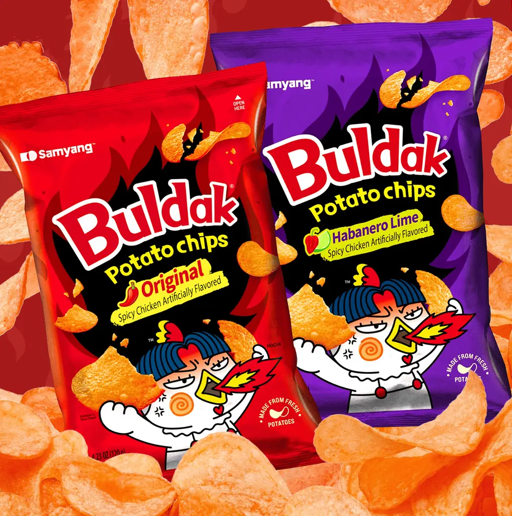 Чіпси Samyang Buldak Potato Chip Original 120г - фото 5