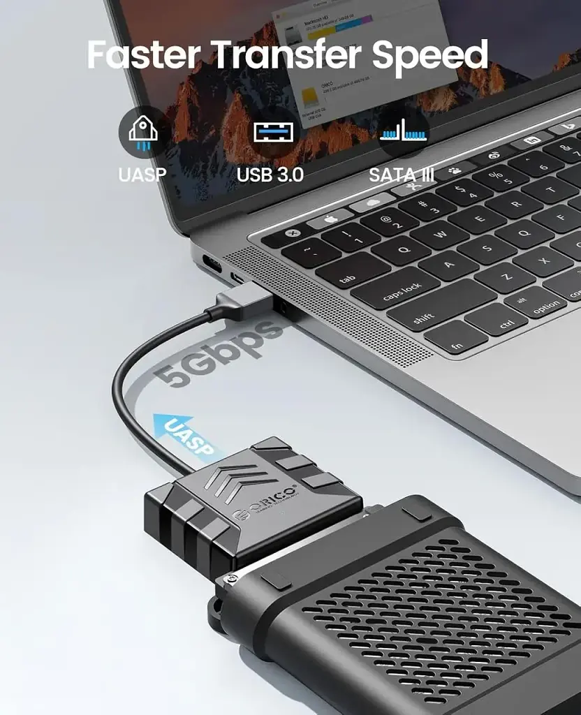 Адаптер ORICO SATA - USB 3.0 для SSD/HDD 2.5" кабель перехідник для жорсткого диска (SKU-071) - фото 5