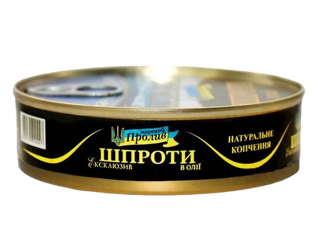 Шпроти Морской ПРОЛИВ 160г в олії
