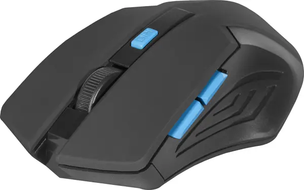 Мишка Defender Accura MM-275 Black-Blue (52275) - фото 2