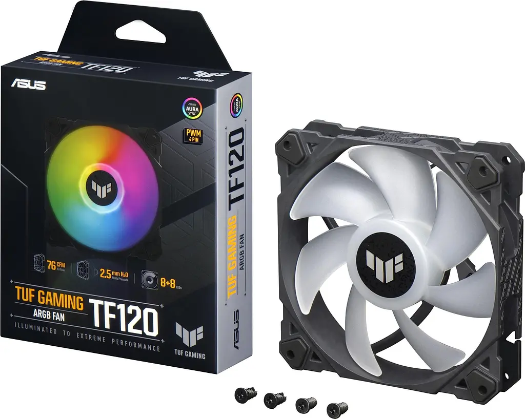 Вентилятор ASUS TUF GAMING TF120 ARGB (90DA0030-B09000) Б/в - фото 5