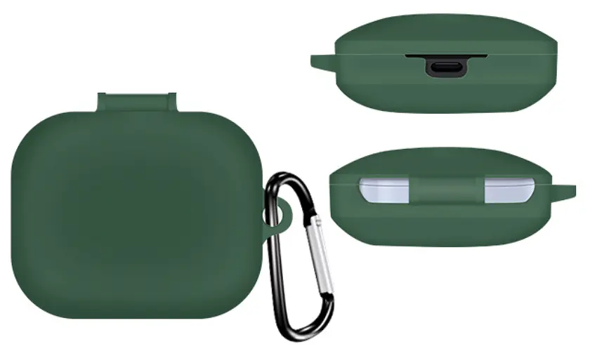 Чохол-накладка DK для Xiaomi Redmi Buds 6S Silicone Candy Friendly з карабіном (017206) (green) - фото 2