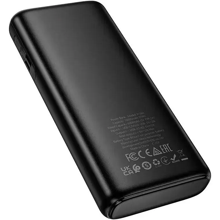 Зовнішній акумулятор Hoco J158A Runner 10000mAh 10W Black [165958] - фото 2