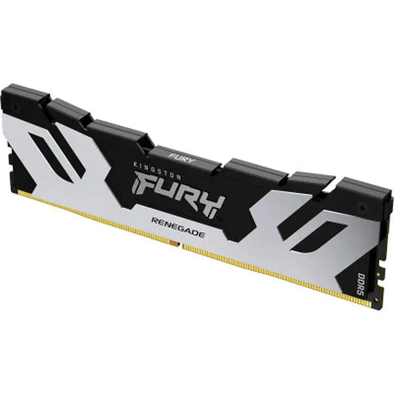 Модуль пам'яті для комп'ютера DDR5 16GB 8000 MHz Renegade Silver XMP Kingston Fury (ex.HyperX) (KF580C38RS-16) - фото 2