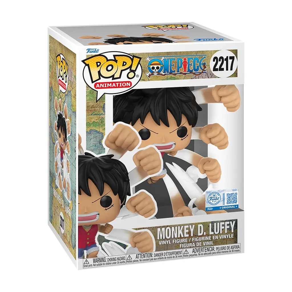 Фігурка Funko Pop серії Великий куш - Луффі (Гому Гому но Кулемет Гатлінга) (92222) - фото 2