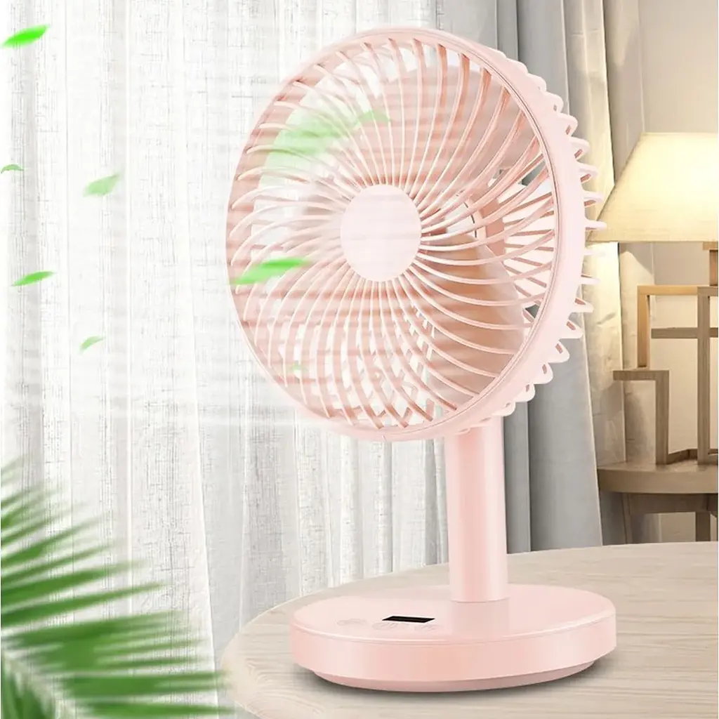 Портативний вентилятор Jile Desktop small fan 01 Pink (1146684) [167298] - фото 7