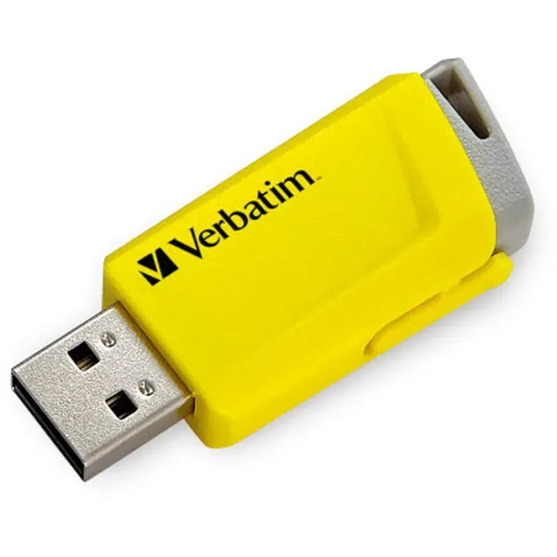 USB флеш накопичувач Verbatim 3x16GB Store 'n' Click Red/Blue/Yellow USB 3.2 (49306) - фото 2