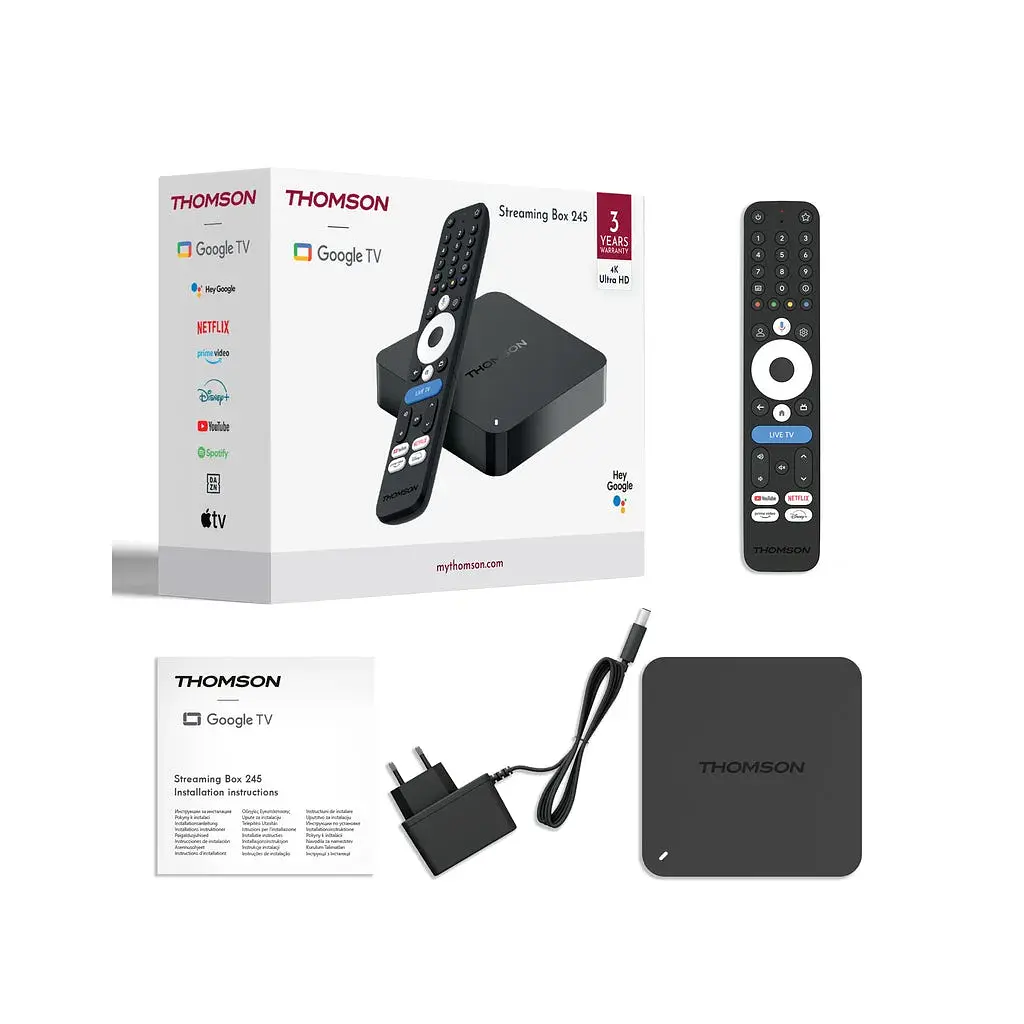 Медіаплеєр THOMSON Google TV 245 (4K) (248644) - фото 10