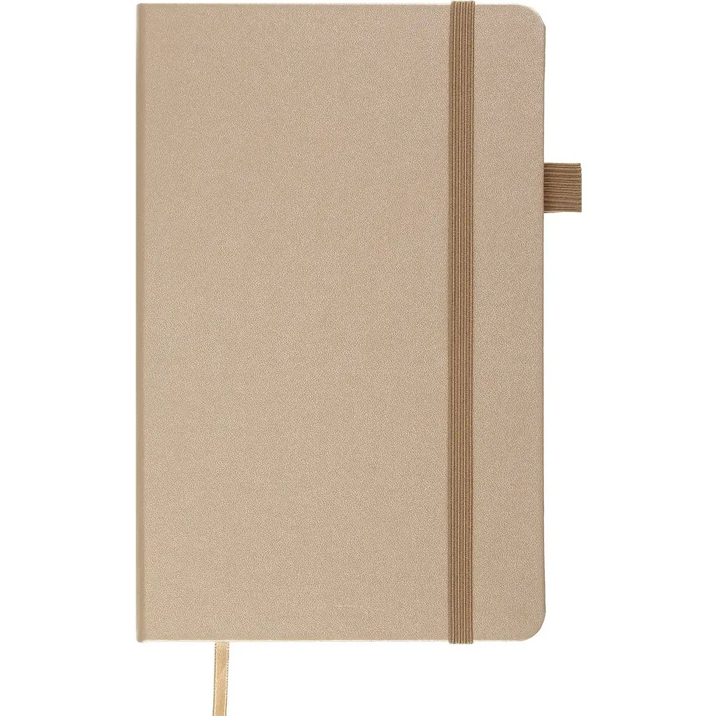 Книга записна Buromax Etalon в лінійку 195х125 мм золота 96 аркушів (BM.291260-23) - фото 2