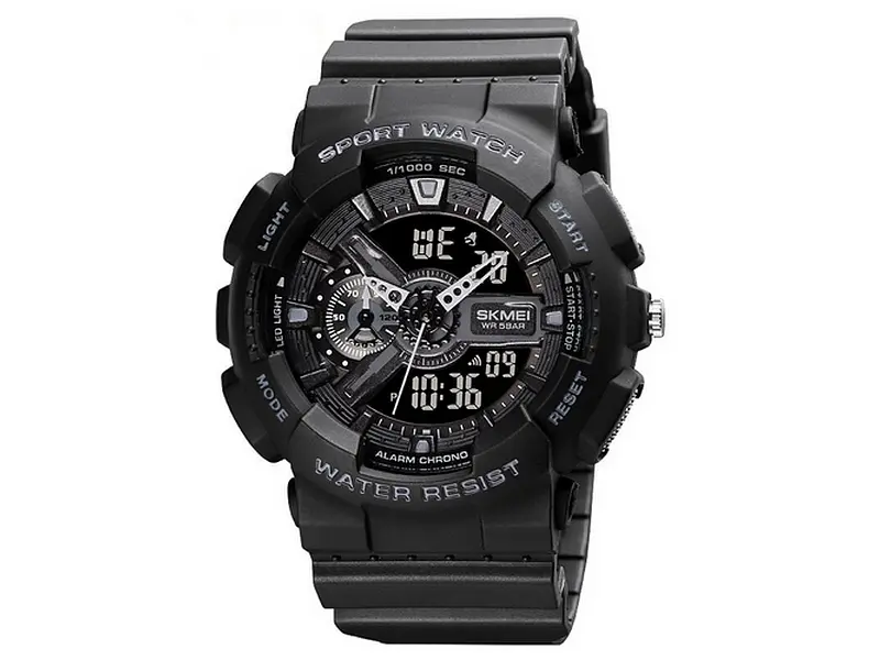 Чоловічий наручний годинник 1688 All Black. Skmei acs0030629 - фото 2
