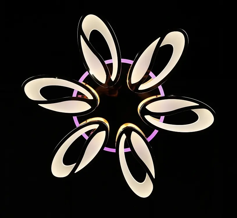 LED люстра світильник з пультом і підсвічуванням Splendid-Ray 30-3982-05 - фото 7
