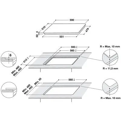 Индукционная варочная поверхность Whirlpool WL B6860 NE/S [113328] - фото 8