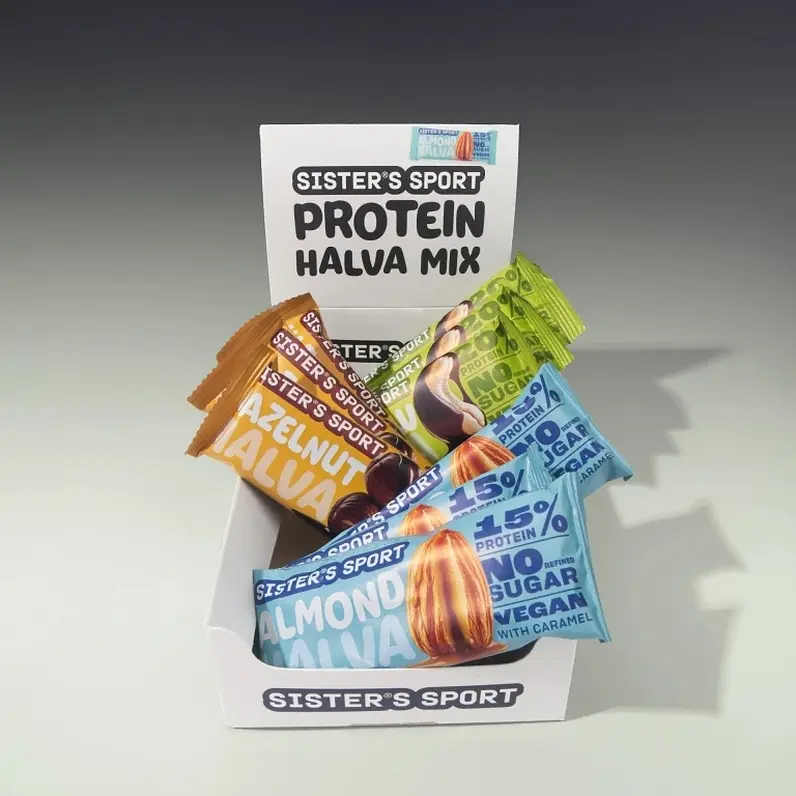 Батончик Sister's Sport Protein Halva, 9*40 грам - МІКС СМАКІВ 000313972 - фото 4
