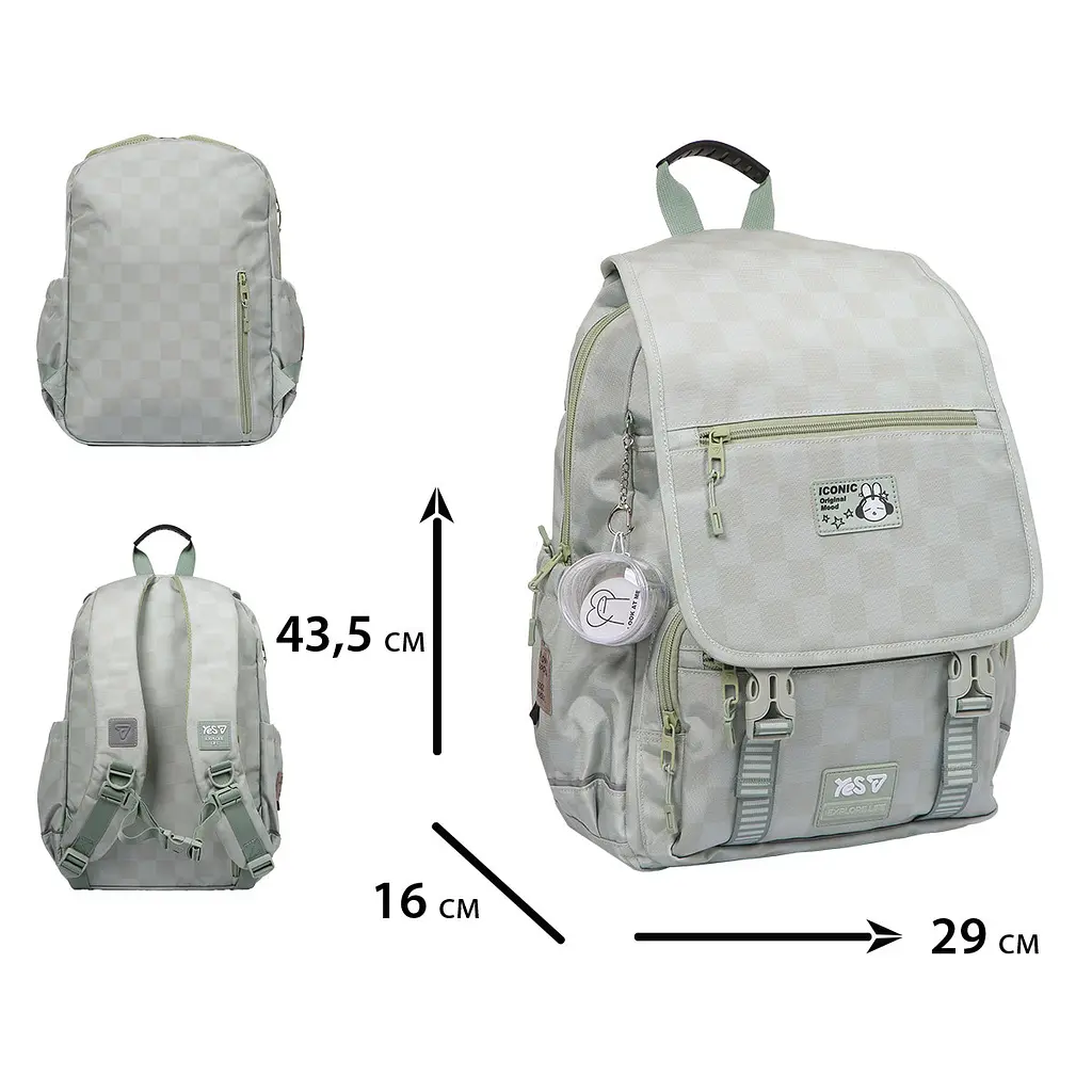 Рюкзак шкільний  ортопедичний шкільний Yes Iconic T-108L - фото 3