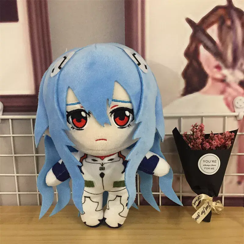 Мягкая игрушка Евангелион Аянами Рей Evangelion Rei Ayanami 20 см PCH CM RA 02 - фото 3