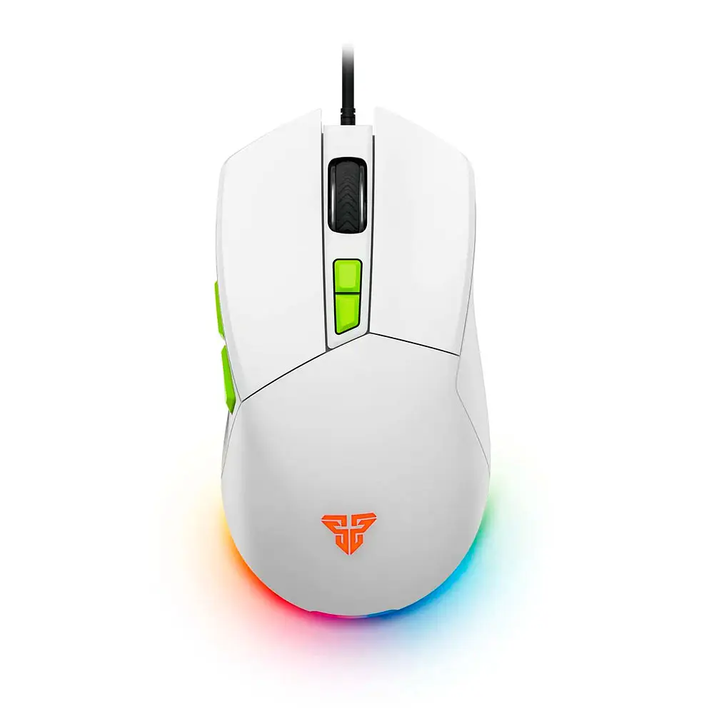 Ігрова миша провідна PHANTOM II VX6, 7 кнопок, 400-7200 DPI, Led Lighting RGB, 1,8м, Windows XP/Vista/Win7/8/10/11 Mac OS X, White, COLOR BOX - фото 2