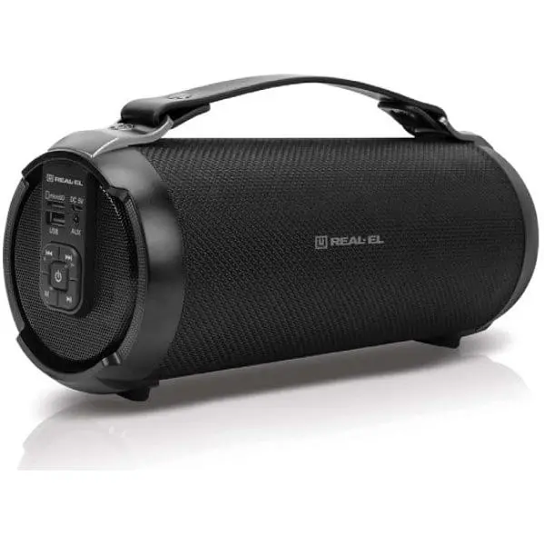 Портативна колонка бумбокс Real-El X707 Black - фото 4