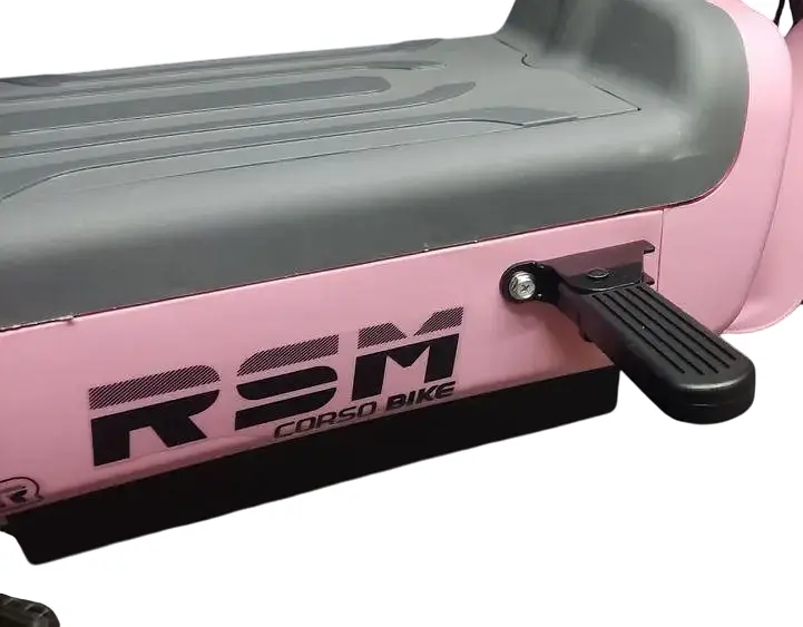 Электроскутер Двухместный Corso RSM-60093 (500W; 48V/20Ah) Розовый - фото 8