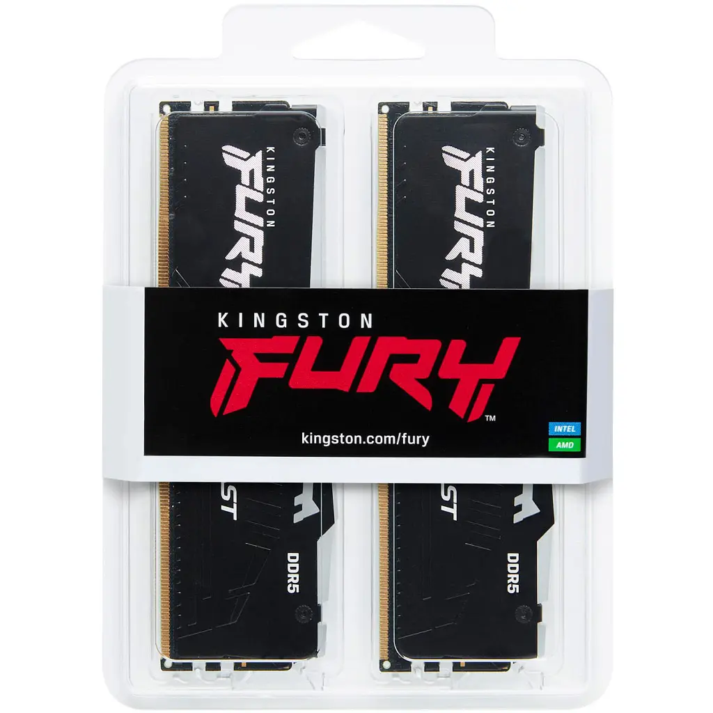 Модуль пам'яті для комп'ютера DDR5 64GB (2x32GB) 6000 MHz Beast RGB EXPO Kingston Fury (ex.HyperX) (KF560C30BBEAK2-64) - фото 6