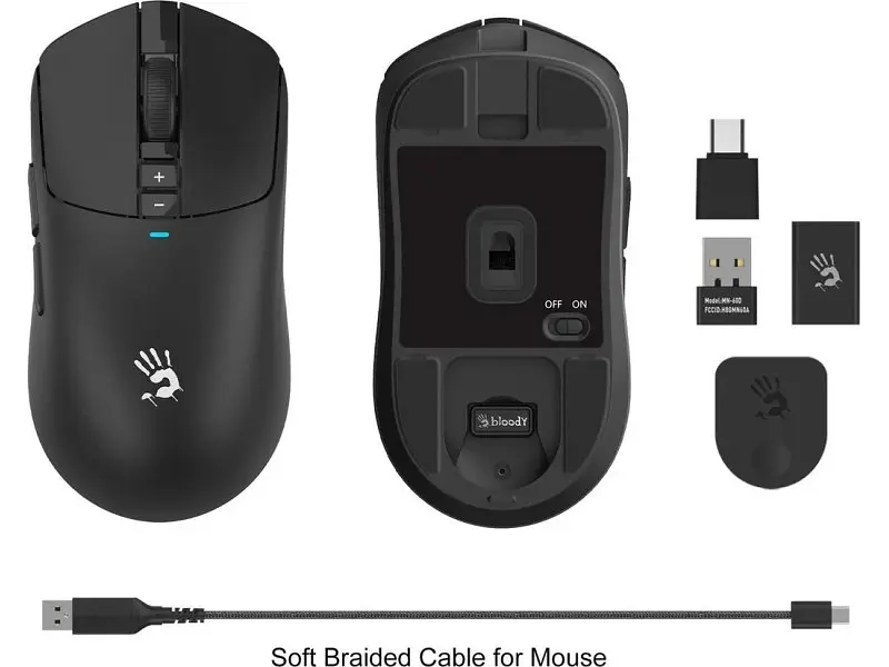Миша A4Tech Bloody R72 Ultra Black - фото 8