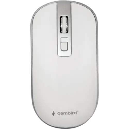 Миша бездротова Gembird MUSW-4B-06-WS White/Silver - фото 2