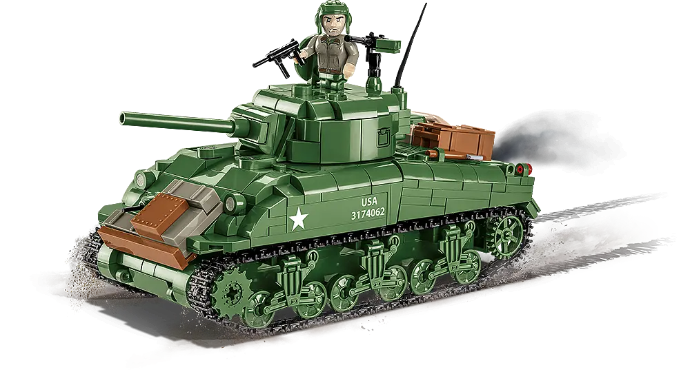 Конструктор CОВІ танк 1:35 Sherman M4A1 3044 - фото 3