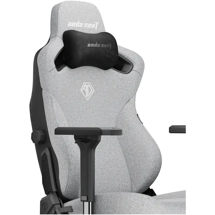 Крісло ігрове Anda Seat Kaiser 3 Size XL Grey Fabric (AD12YDC-XL-01-G-PV/F) - фото 4