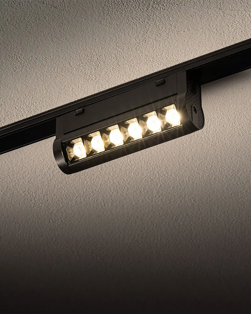 Магнитный трековый светильник Nowodvorski 11310 UT-LVM Focus Swing LED 1x6W 500Lm IP20 черный - фото 2