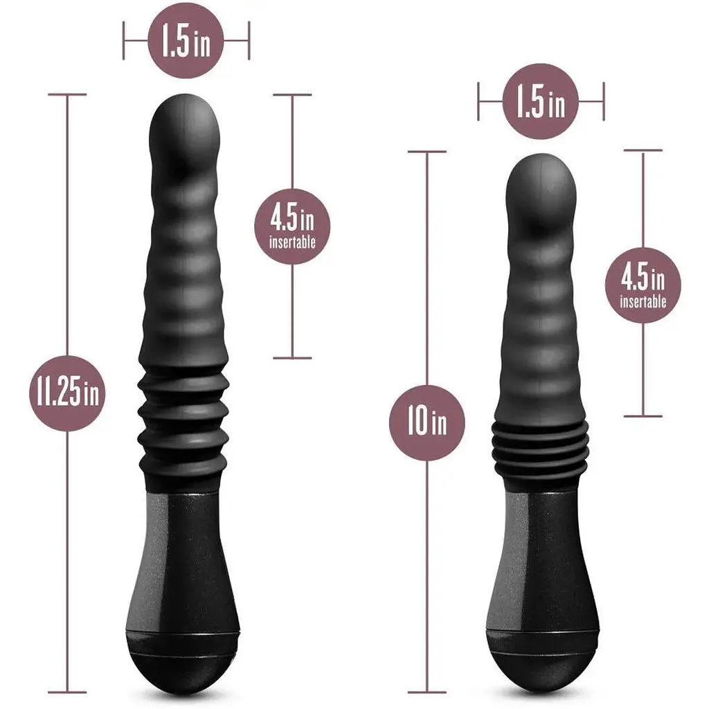 Пульсатор Temptasia by Blush Lazarus Thrusting Dildo Black - фото 5