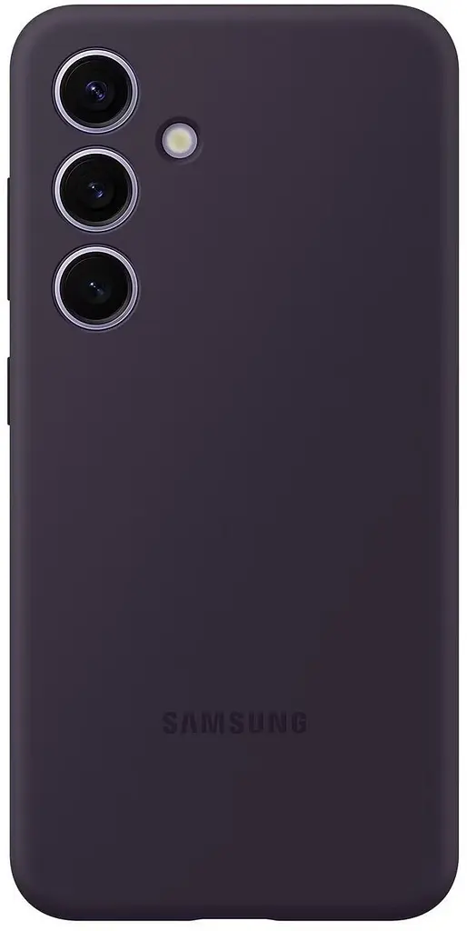 Оригінальний силіконовий чохол Silicone Case для Samsung Galaxy S24 Dark Violet EF-PS921TEEGWW