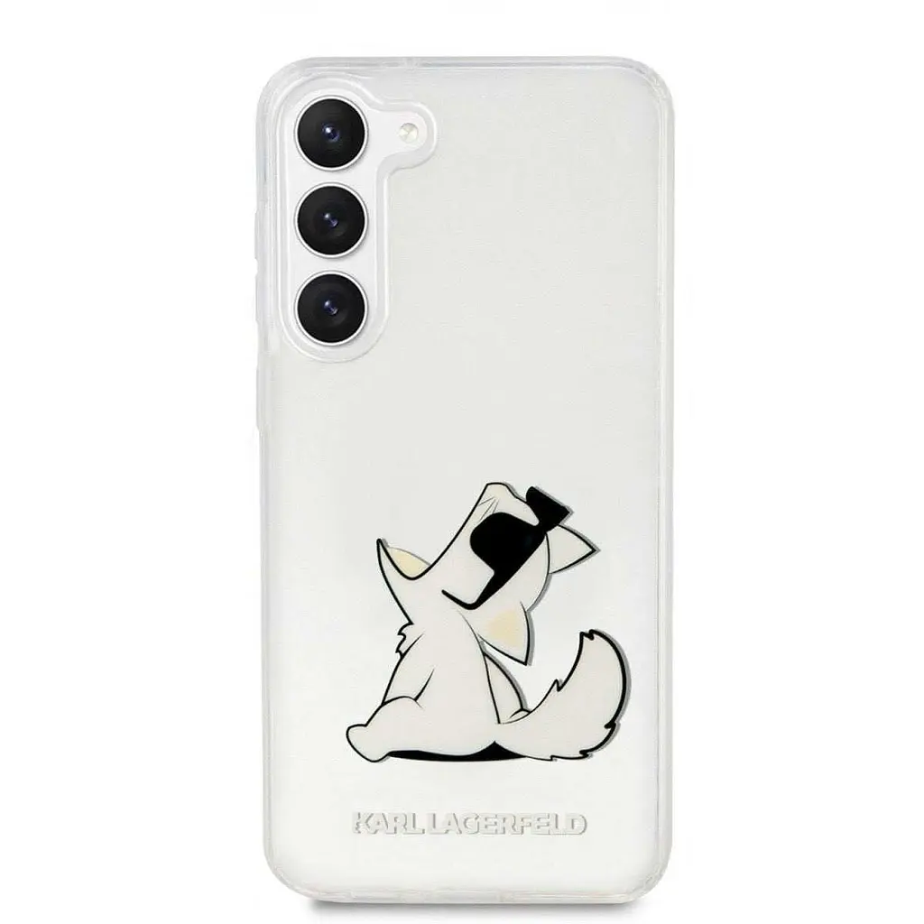 Чехол Karl Lagerfeld PC/TPU Choupette Eat для Samsung Galaxy S23+ Прозрачный - фото 2
