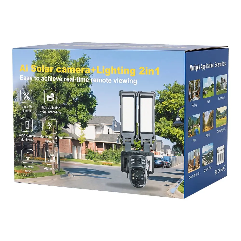 IP PTZ-відеокамера автономна з WiFi, прожектором та сонячною панеллю 3Mp+3Mp+3Mp Light Vision VLC-1223WIL/3C (Lamp+Solar) f=4mm, на акумуляторних батареях (75-00338) - фото 11